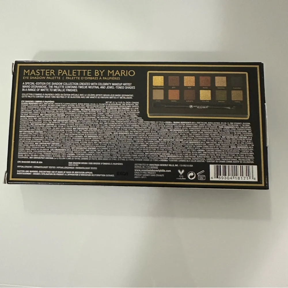 Anastasia Master Palette by Mario NWB - Picture 3 of 5